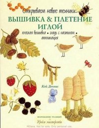 Кей Деннис - Открываем новые техники: Вышивка и плетение иглой. Плоская вышивка, гладь с настилом, аппликация.