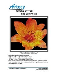 Artecy Cross Stitch - Fire Lily Photo  